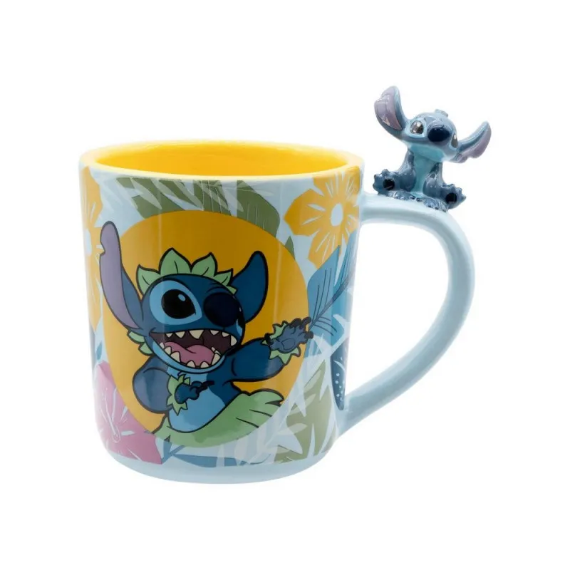 ŠOLJA ABYSTYLE - LILO &amp; STITCH - HAWAIIAN STITCH 3D