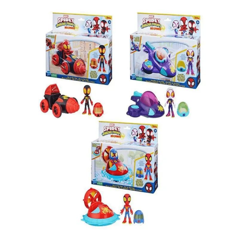 OPP SPIDERMAN AMAZING FRIENDS WEBSPINNER VOZILO ASST