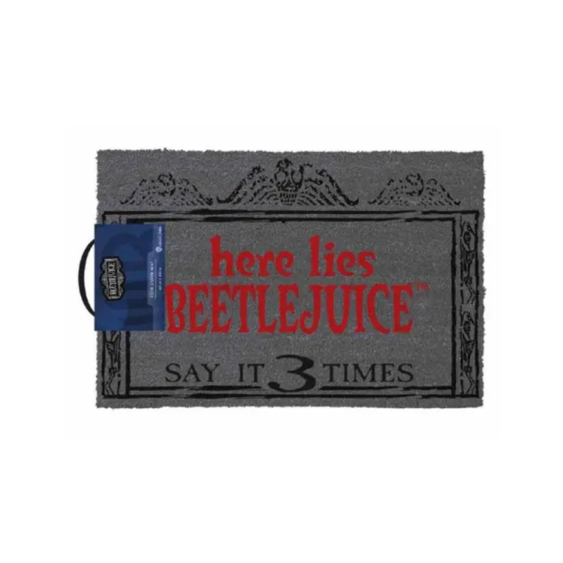 OTIRAČ BEETLEJUICE - HERE LIES BEETLJUICE - DOORMAT
