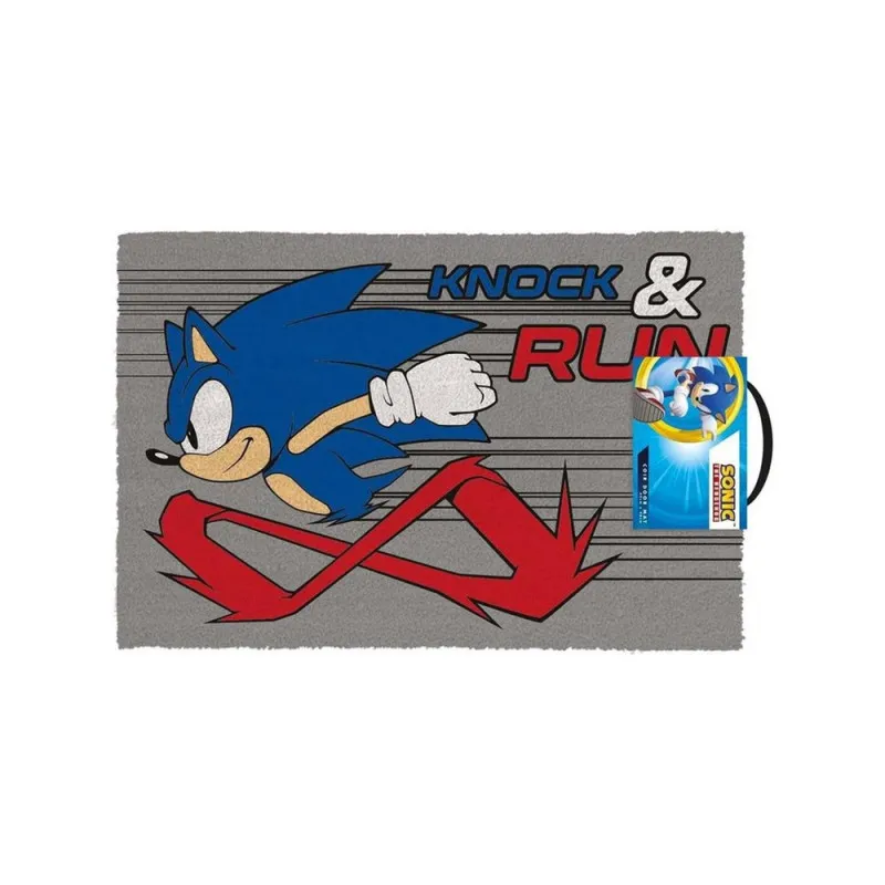 OTIRAČ SONIC THE HEDGEHOG - KNOCK & RUN - DOORMAT