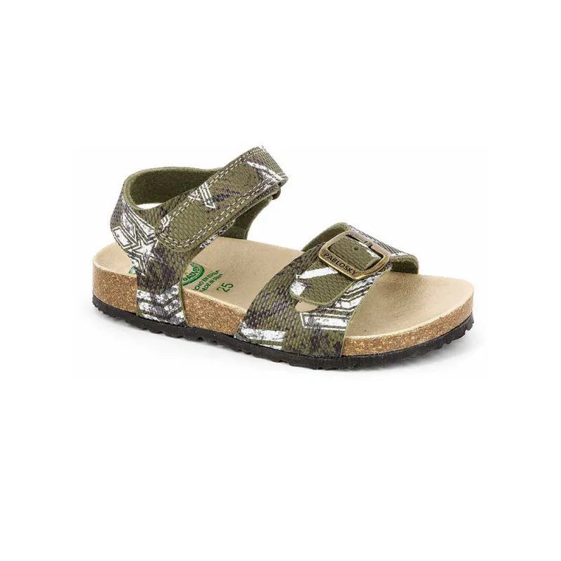 PABLOSKY SANDALE CHAMPION KHAKI GRABADO MIMBRE