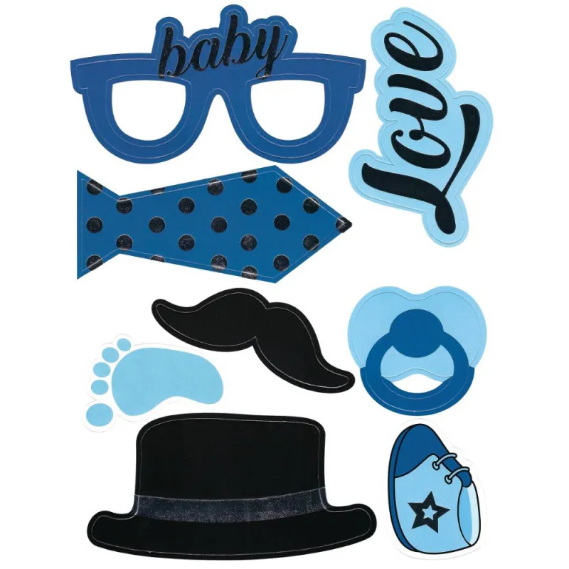 PARTY TIME  PHOTO PROPS 8 DELOVA ZA DECAKE  TIME UNL-1349
