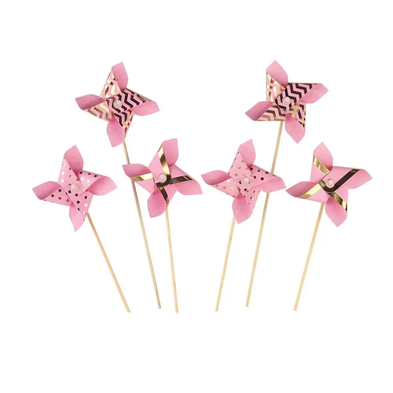 PARTY TIME  PINWHEEL PICK 6/1 PINK UNL-1428