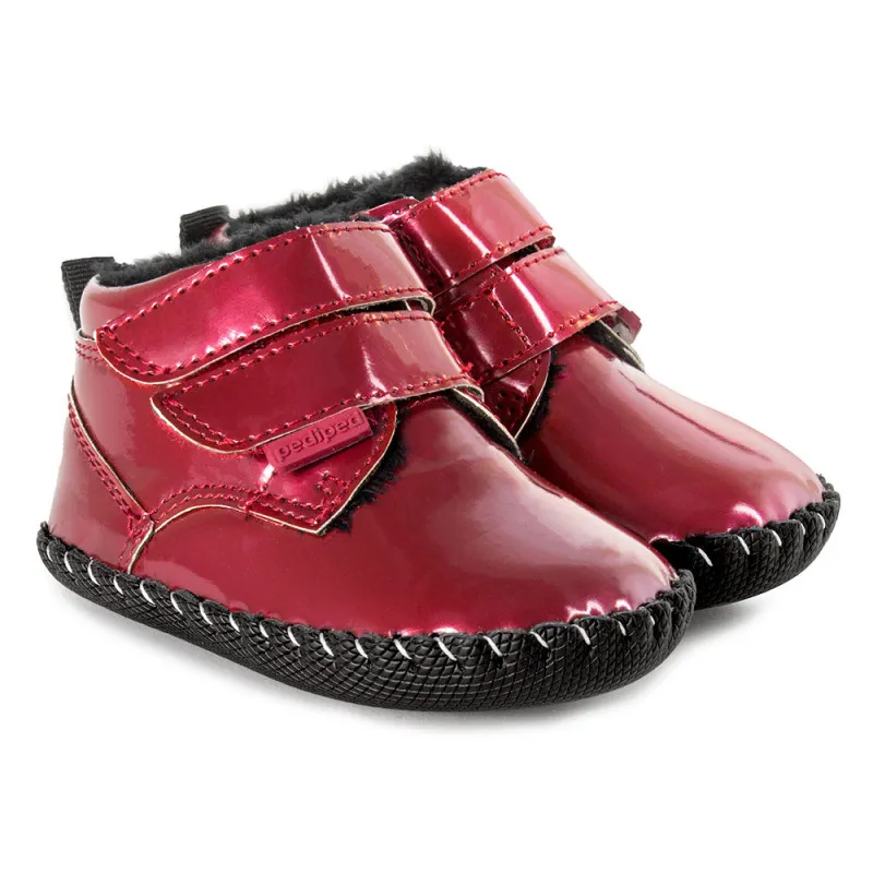PEDIPED CIZME LIONEL RED PATENT