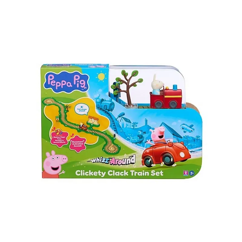 PEPPA PIG WHIZZ AROUND CLICKETY CLACK VOZIC SET
