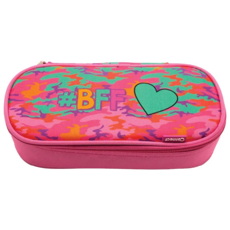 PERNICA OVALNA 1ZIP 1PREKLOP PINK BFF COMPACT 23.CONNECT 51155