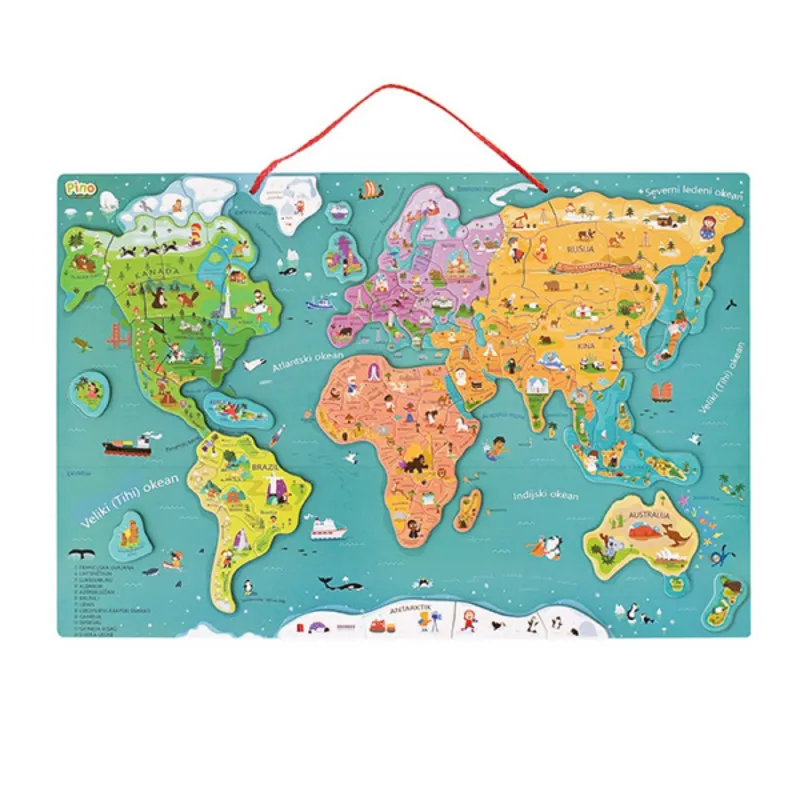 PINO MAGNETNA MAPA SVETA