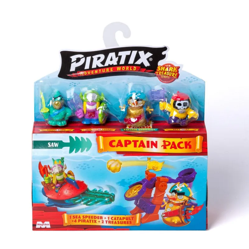 PIRATIX SHARK TREASURE  CAPTAIN PACK