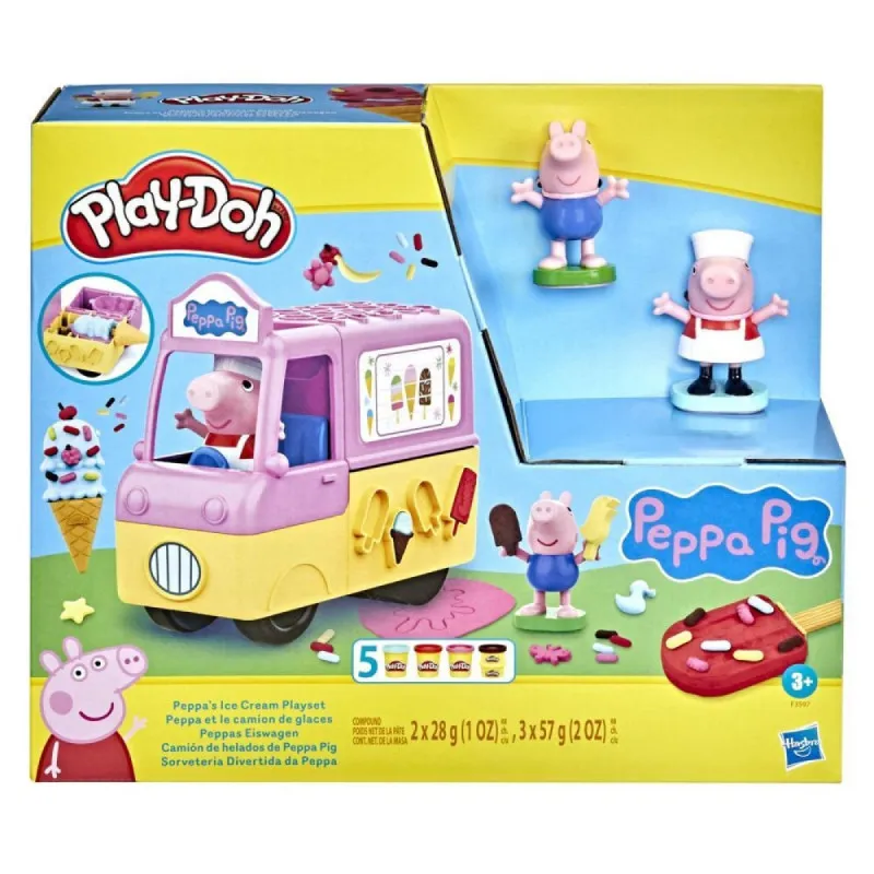 PLAY DOH PEPPAS ICE CREAM PLAYSET