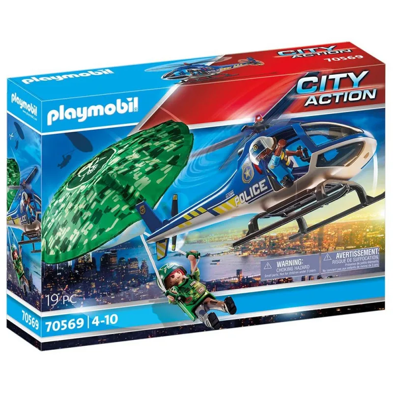 PLAYMOBIL CITY ACTION POLICIJSKI PADOBRANAC U AKCIJI