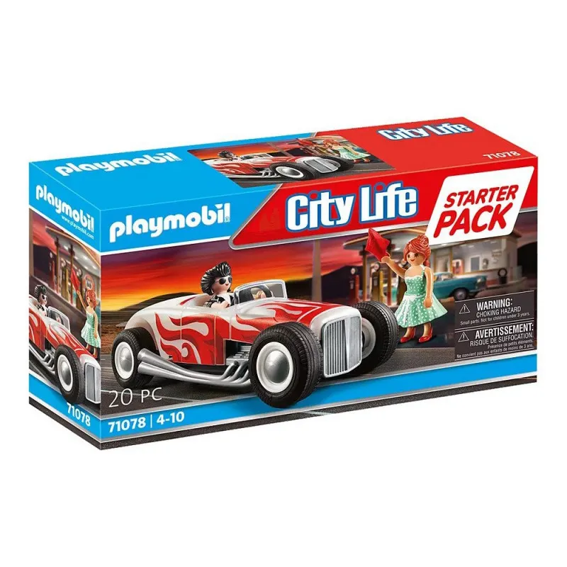 PLAYMOBIL CITY LIFE HOT ROD STARI TRKACKI AUTO