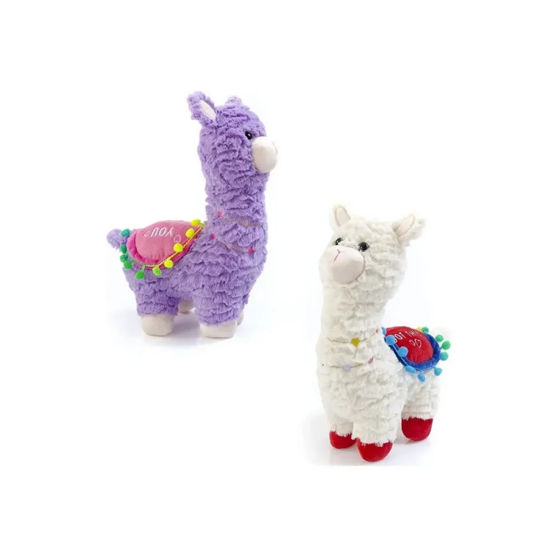 PLISANA LAMA 34 CM 2 ASST