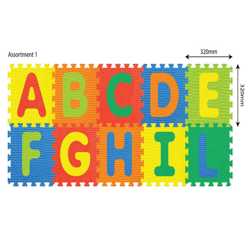 PODNE PUZZLE  ALFABET 10 KOM 320X320X100