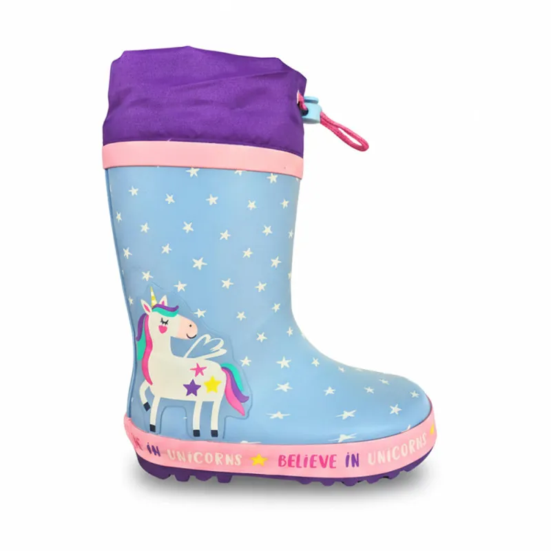 POLLINO GUMENE CIZME LIGHT BLUE
