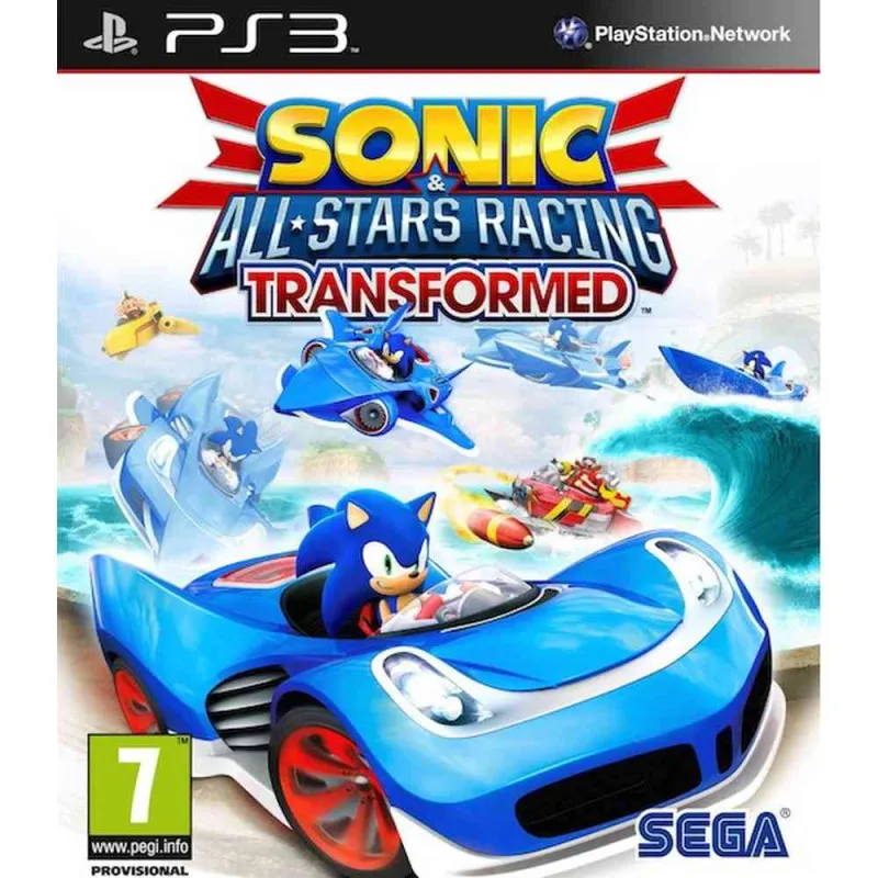 PS3 SONIC &amp; ALL STARS RACING TRANSFORMED