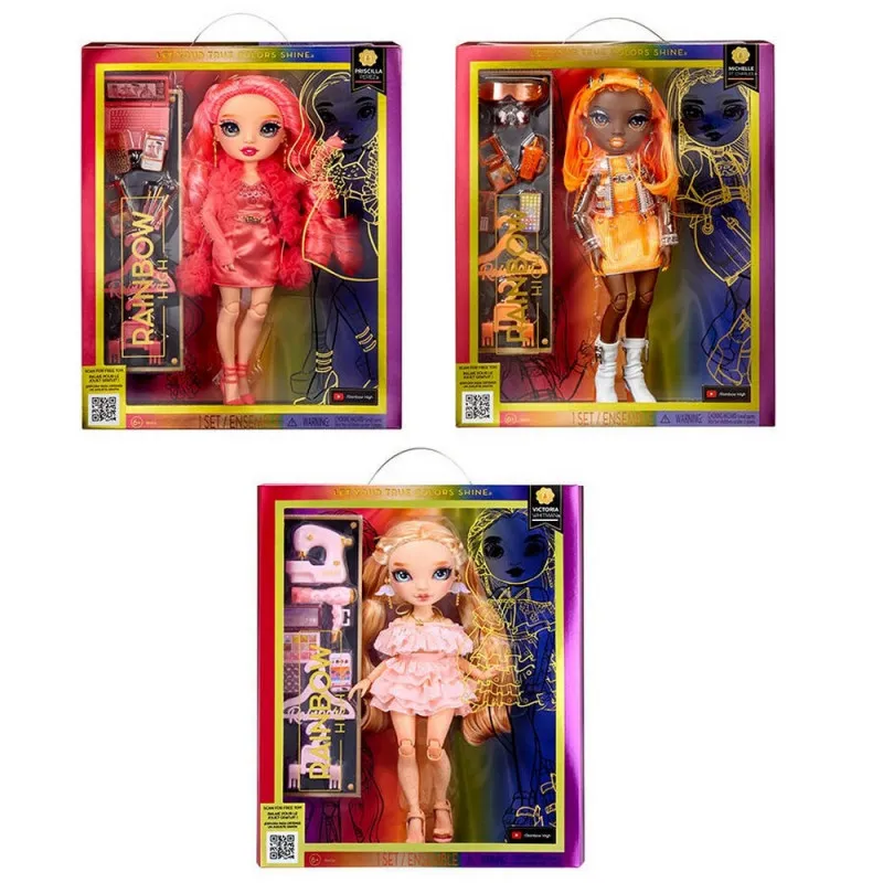 RAINBOW HIGH FASHION DOLL ASST