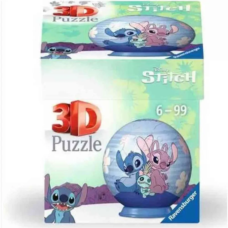 RAVENSBURGER 3D PUZZLE (SLAGALICE) -  STITCH I ANDJEL