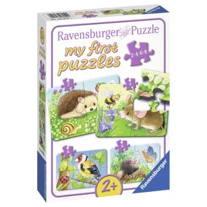 RAVENSBURGER MOJE PRVE PUZZLE 4U 1 SUMSKE ZIVOTINJE