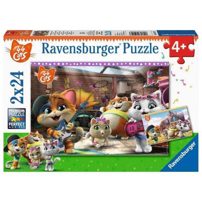 RAVENSBURGER PUZZLE (SLAGALICE) - CATS RA05012