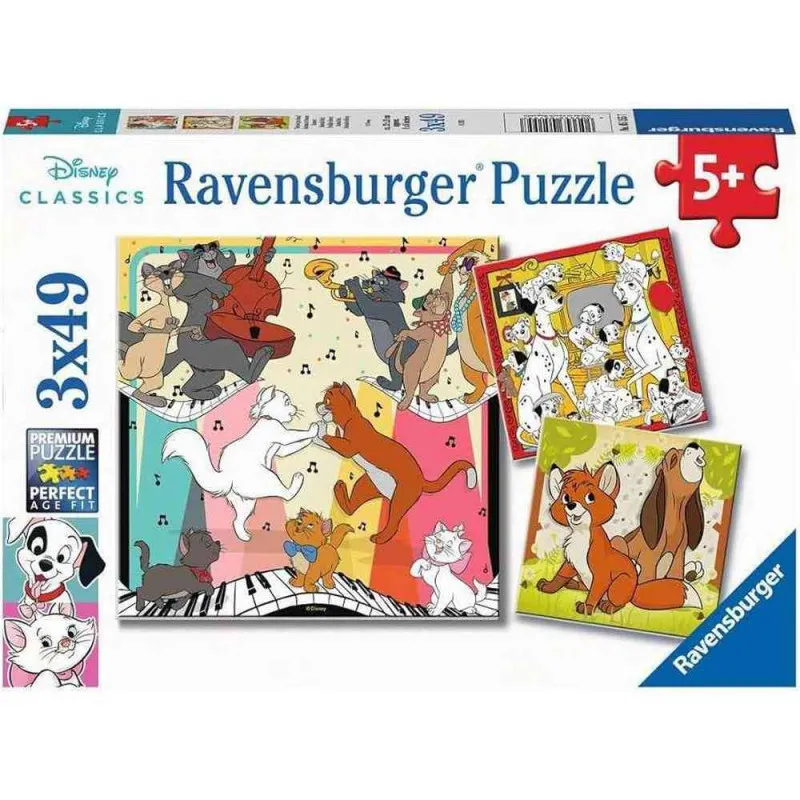 RAVENSBURGER PUZZLE (SLAGALICE) - RAZIGRANE ZIVOTINJE