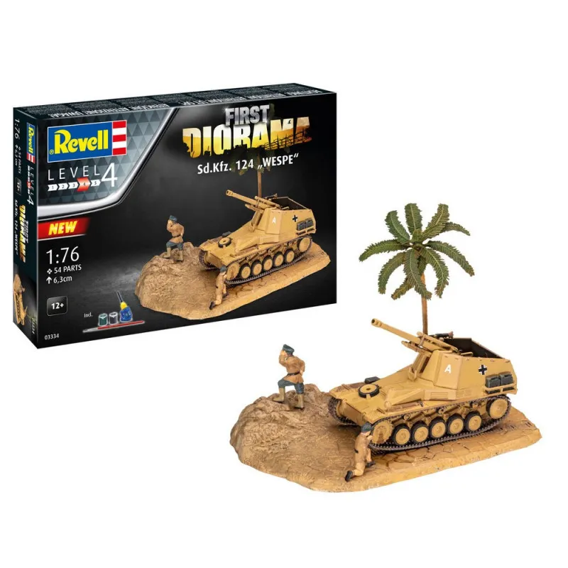 REVELL MAKETA FIRST DIORAMA SET - SD.KFZ. 124 WESPE