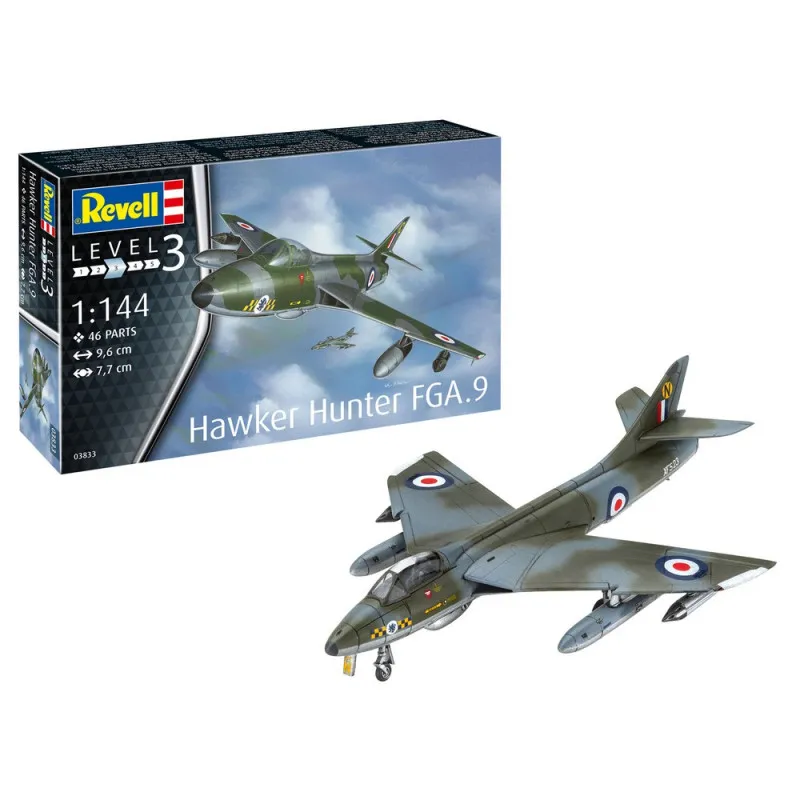 REVELL MAKETA HAWKER HUNTER FGA.9