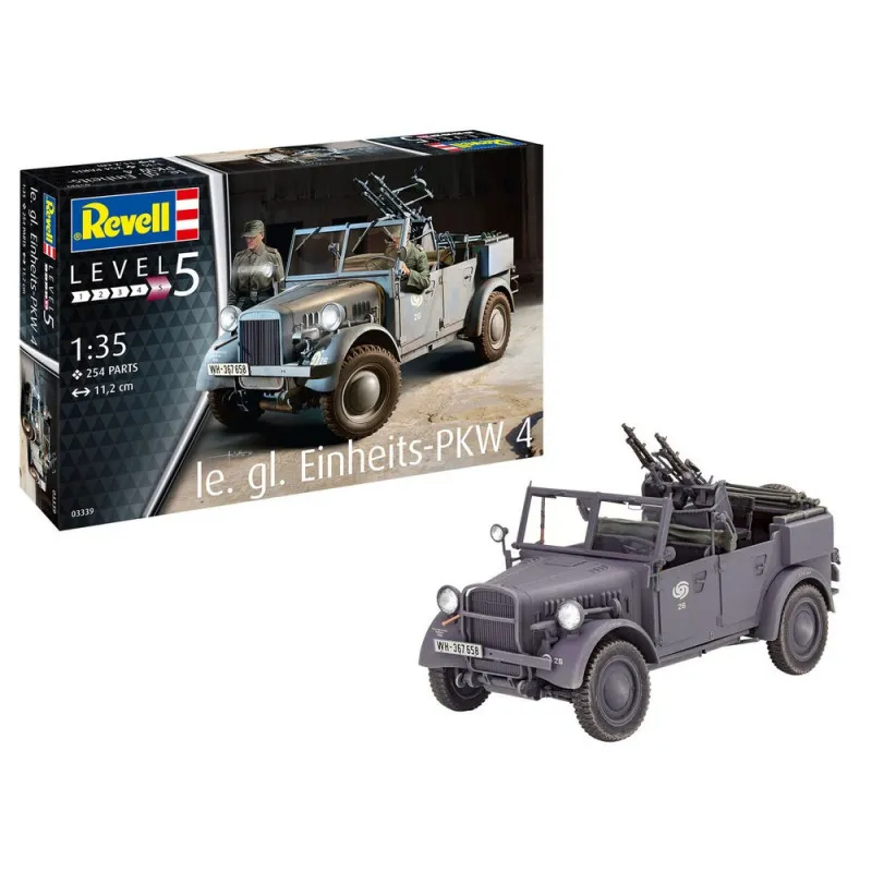 REVELL MAKETA LE. GL. EINHEITS-PKW 4