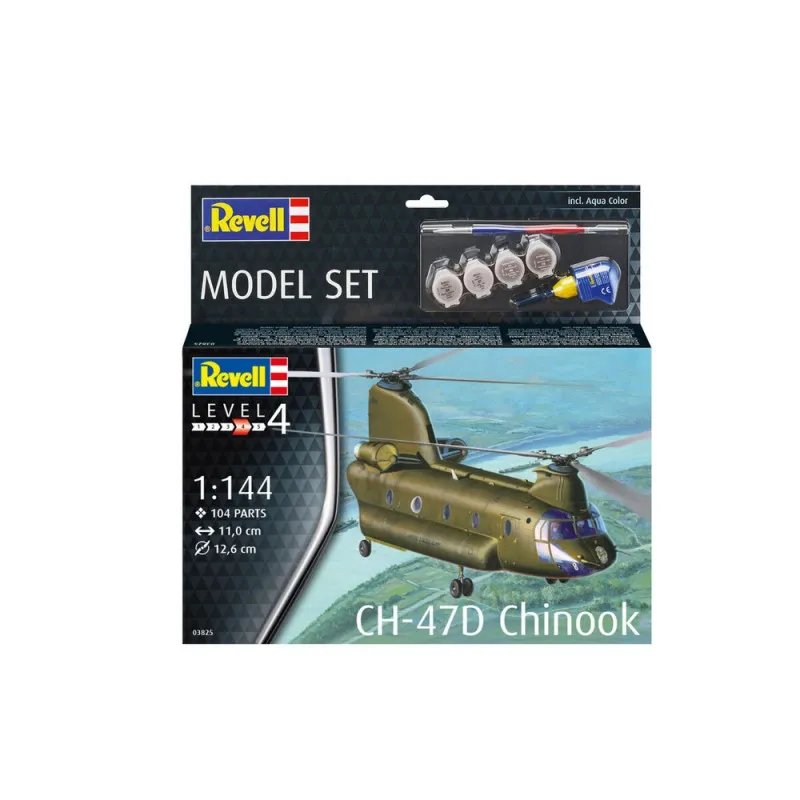 REVELL MAKETA MODEL SET CH-47D CHINOOK