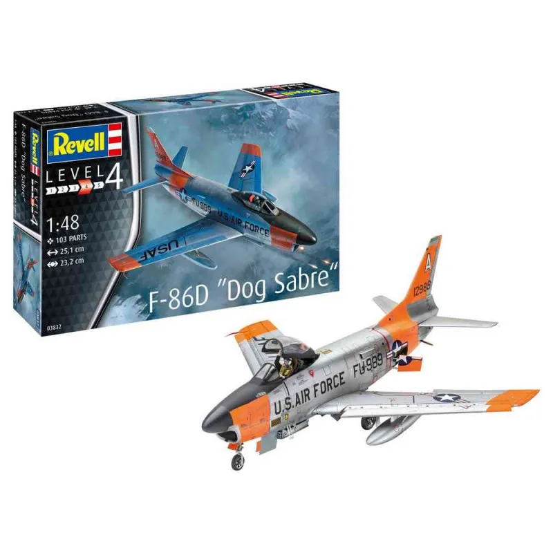 REVELL MAKETA MODEL SET F-86D DOG SABRE