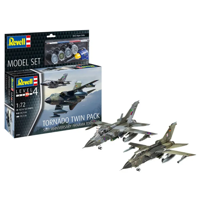 REVELL MAKETA MODEL SET TORNADO 50TH ANNIVERSARY TWINPACK