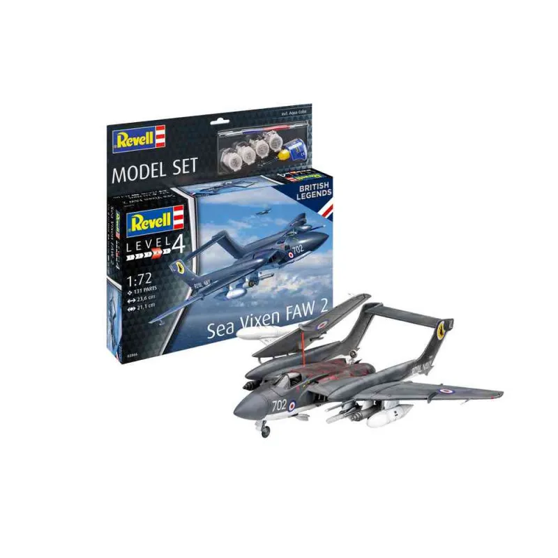 REVELL MODEL SET SEA VIXEN FAW 2