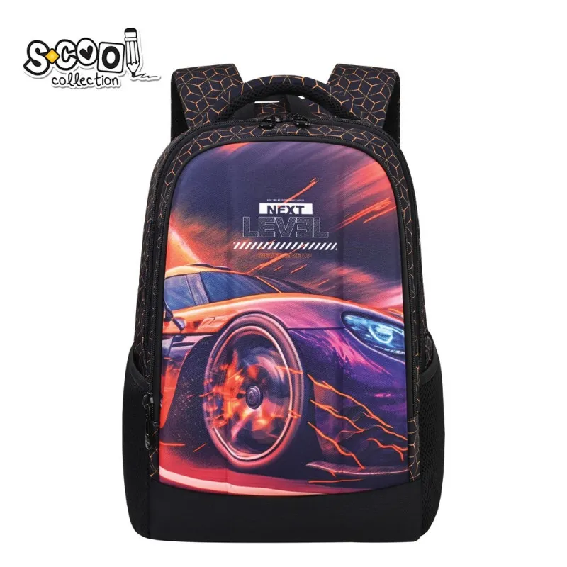 S-COOL RANAC OJACANA LEDJA SA CVRSTIM PREDNJIM DZEPOM RACE CAR 40*29*14CM SC2955...
