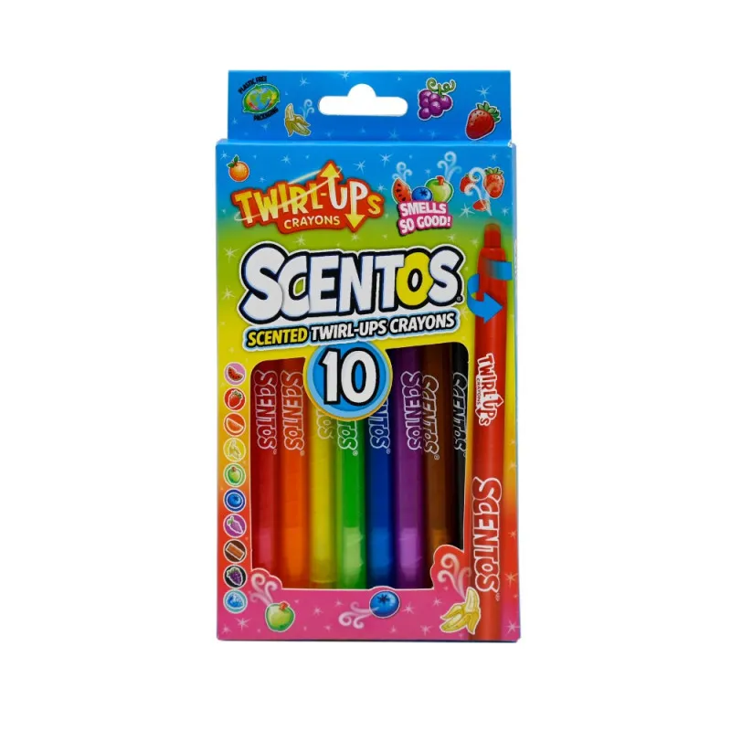 SCENTOS 10 SCENTED TWISTABLE MIRISLJAVI FLOMASTERI