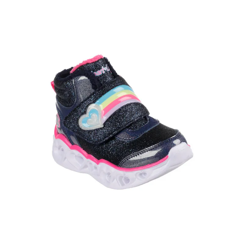SKECHERS CIZME HEART LIGHTS-BRILLIANT RAINBO