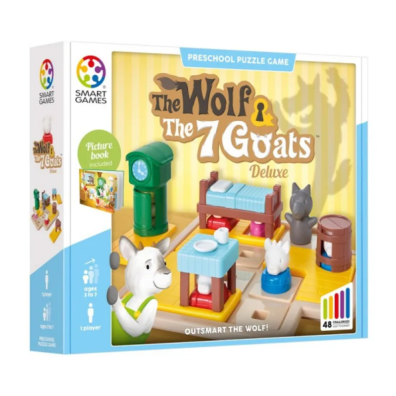 SMART GAMES THE WOLF AND THE 7 GOATS DELUXE