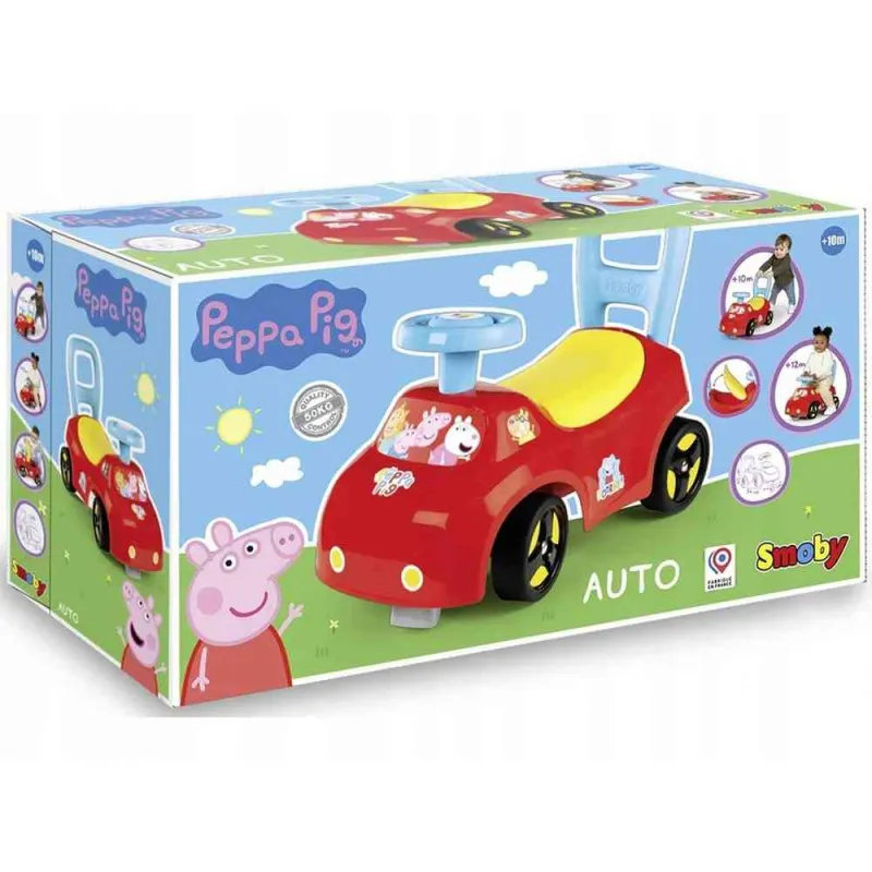 SMOBY AUTO RIDE-ON PEPPA PIG