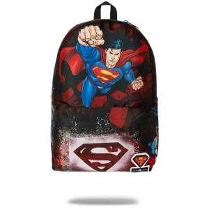 SPACE JUNK Superman Crni Školski Ranac Graffiti Wall