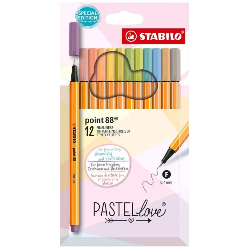 STABILO POINT88 PASTELLOVE LAJNERI 1/12