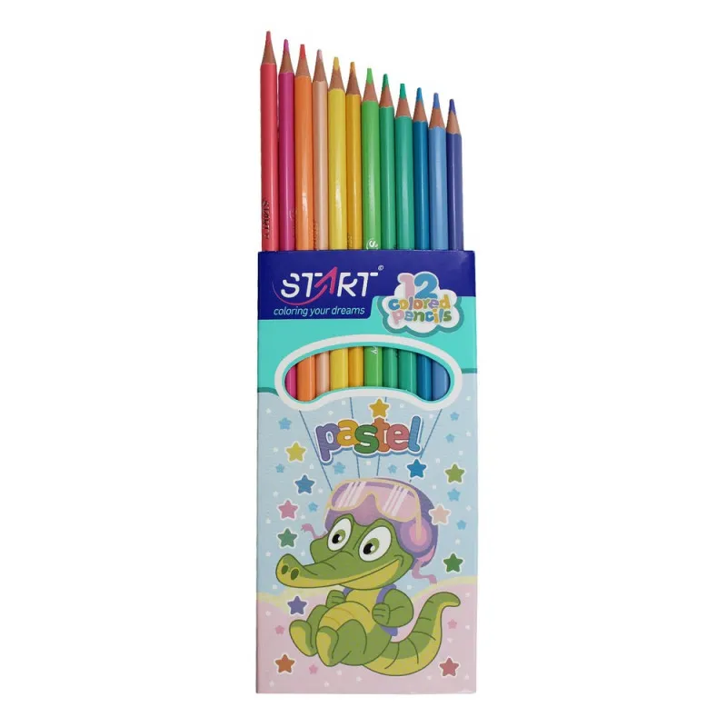 START DRVENE BOJICE PASTEL 12 KOM