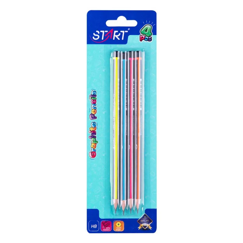START GRAFITNE OLOVKE NEO 4 KOMADA NA BLISTERU NA BLISTERU START