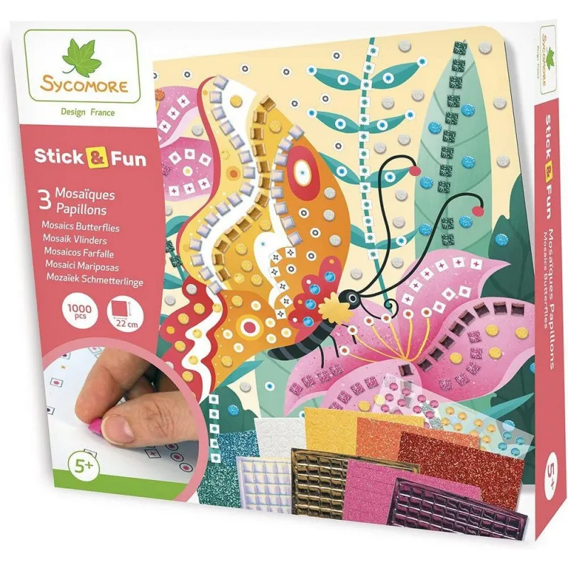 STICK N FUN MALI SET BUTTERFLIES CRE7037