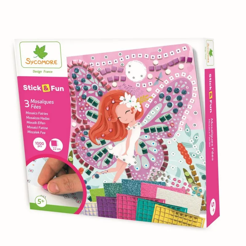 STICK N FUN MALI SET MOSAICS FAIRIES CRE7046