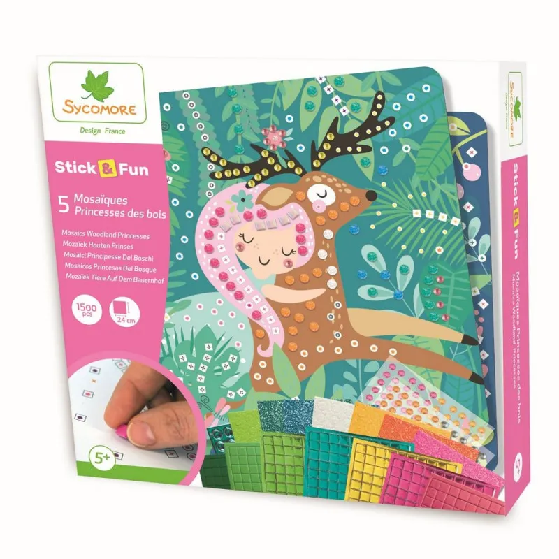 STICK N FUN VELIKI SET MOSAICS PRINCESSES OF WOODLANDS CRE7040