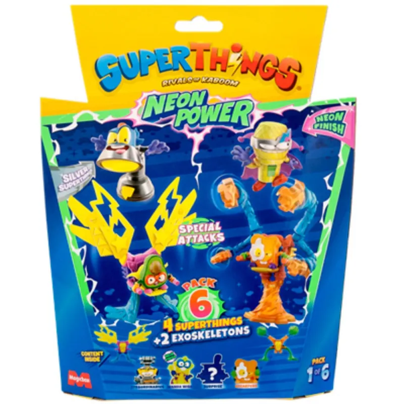 SUPERTHINGS NEON POWER - PACK 6