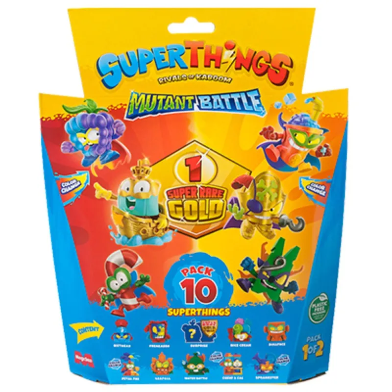 SUPERTHINGS S MUTANT BATLLE - PACK 10