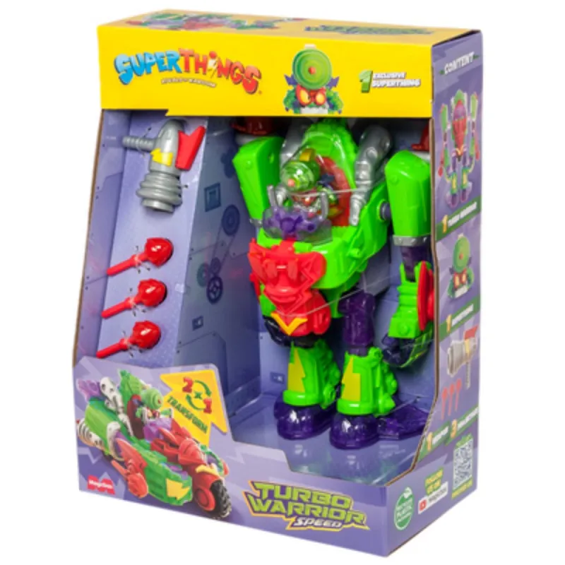 SUPERTHINGS S - PLAYSET 1X6 TURBO WARRIOR SPEED