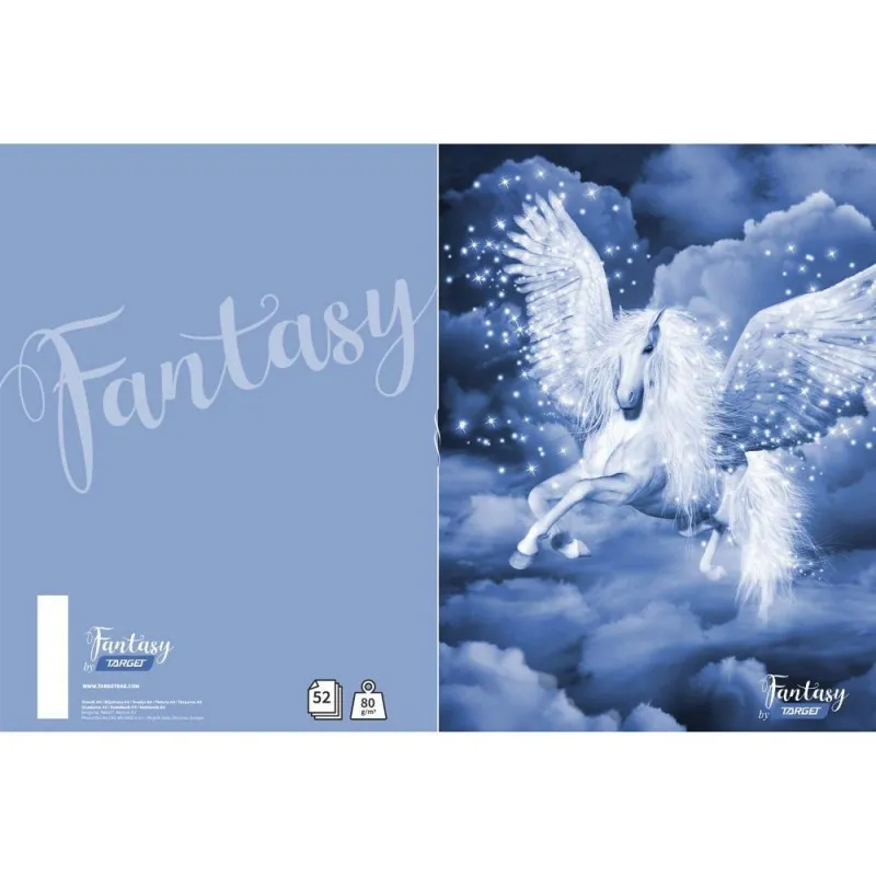 SVESKA A5 KOCKA TARGET FANTASY 27016