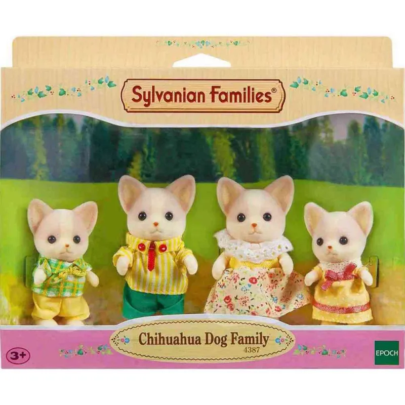 SYLVANIAN CHIHUAHUA DOG FAMILY