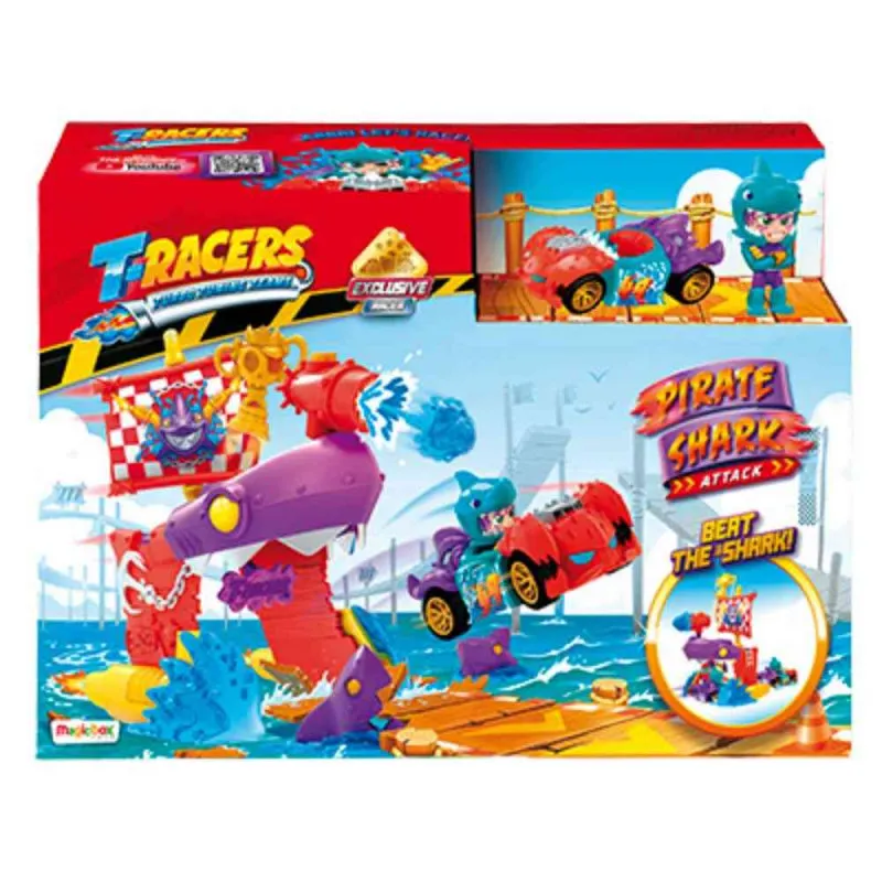 T-RACERS S-PLAYSET PIRATE SHARK SET ZA IGRU