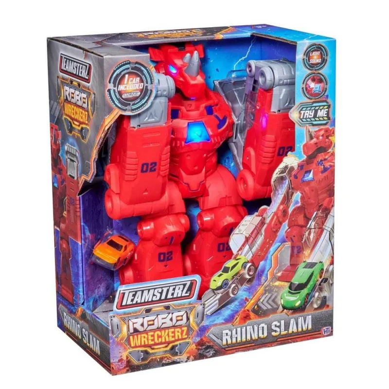 TEAMSTERZ ROBO WRECKERS RHINO SLAM SET ZA IGRU